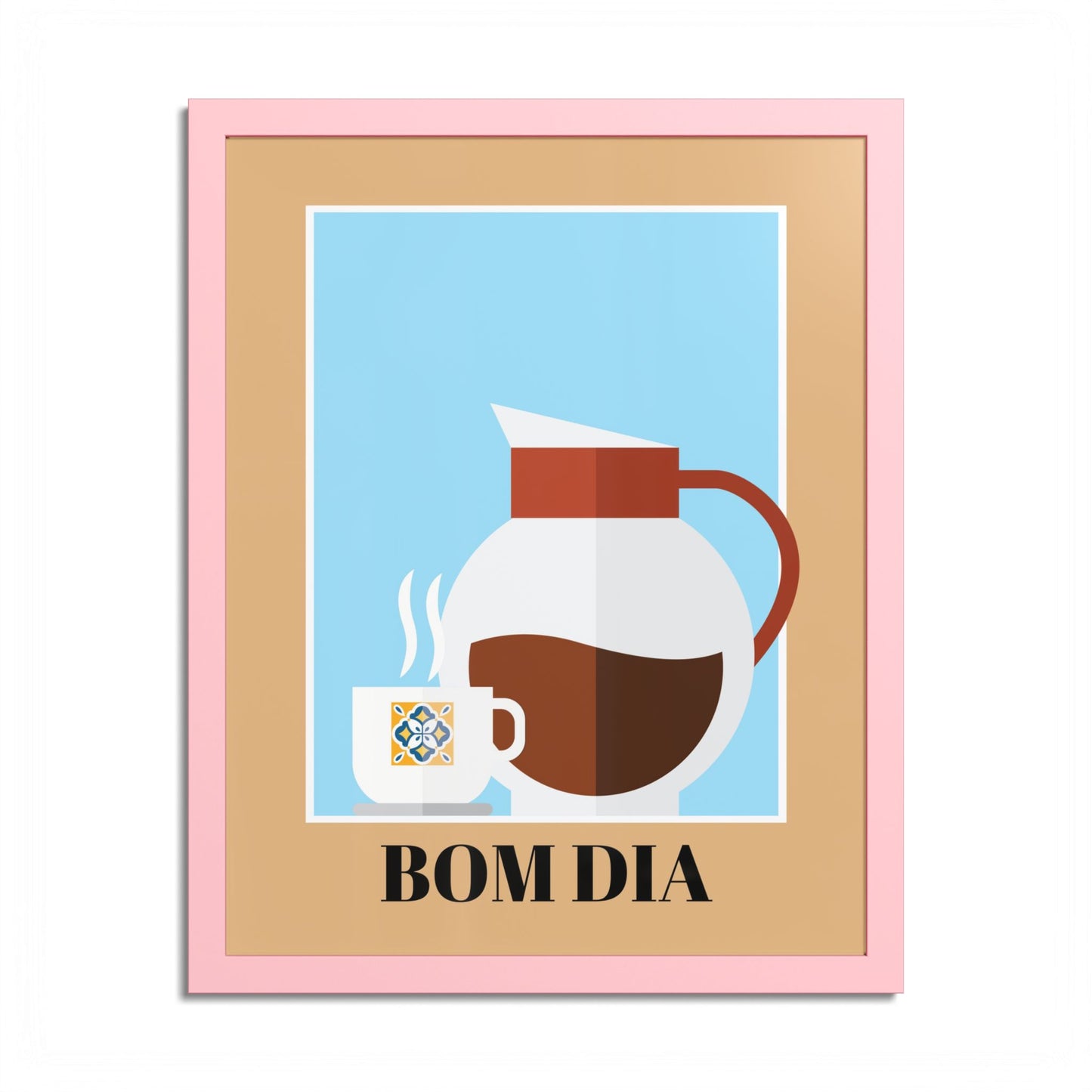 Bom Dia Framed Poster