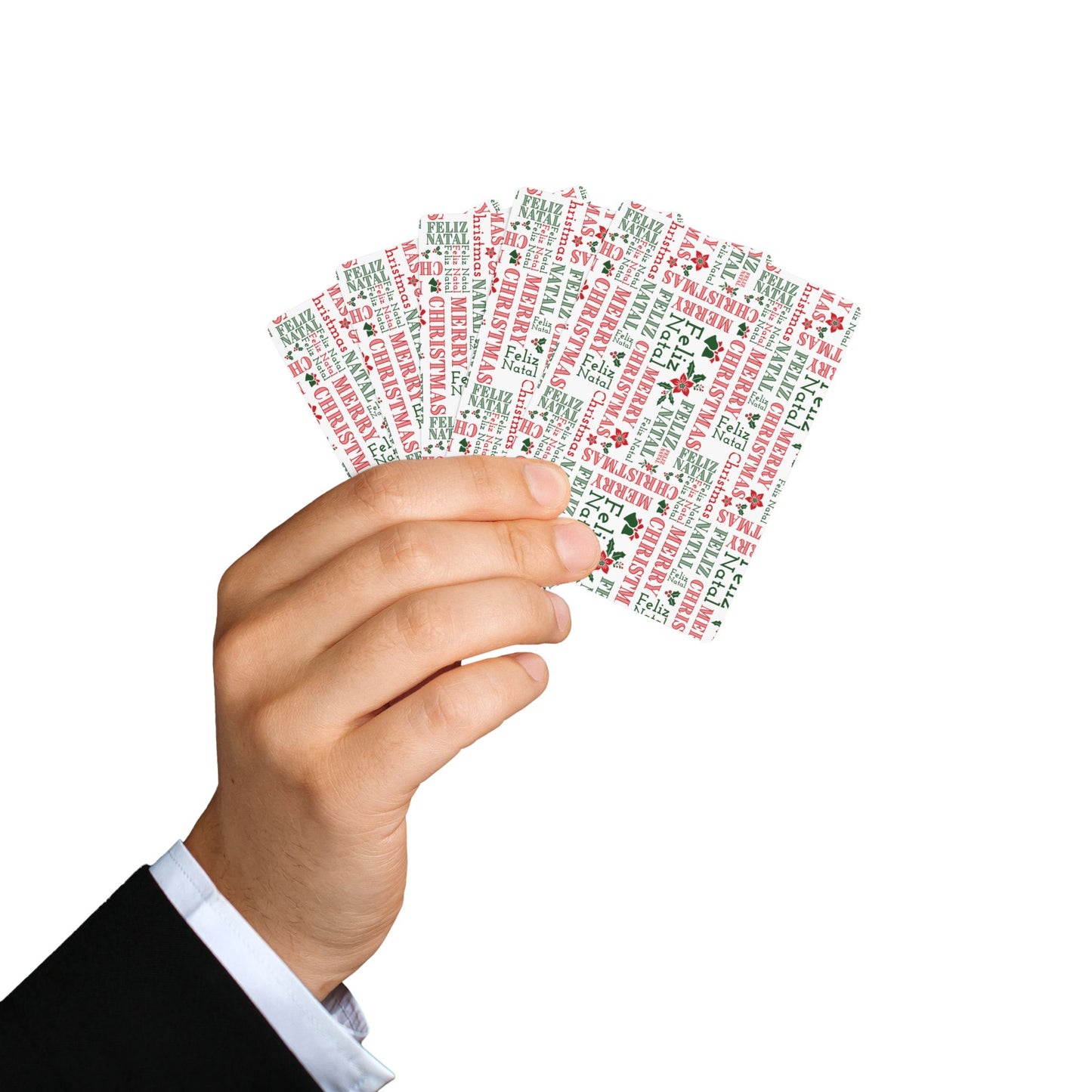 Feliz Natal / Merry Christmas Playing Cards — Festive Holiday Card Deck