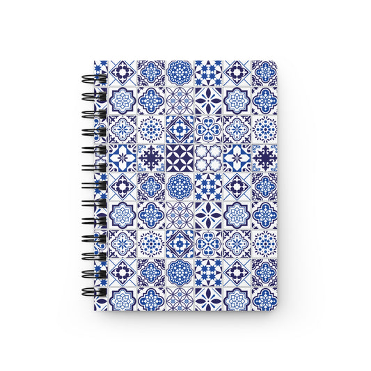 Azul Spiral Bound Journal - Lined Pages