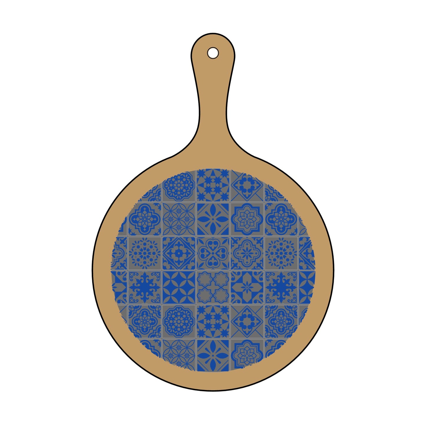 Engraved Azulejo Charcuterie Board