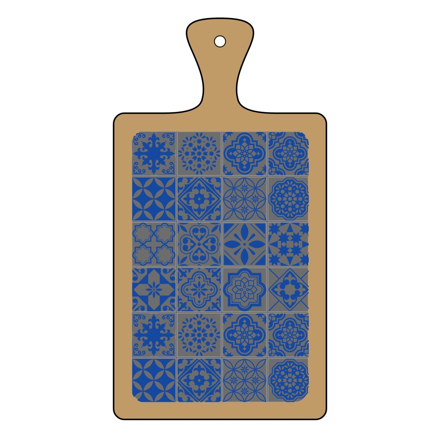 Engraved Azulejo Charcuterie Board