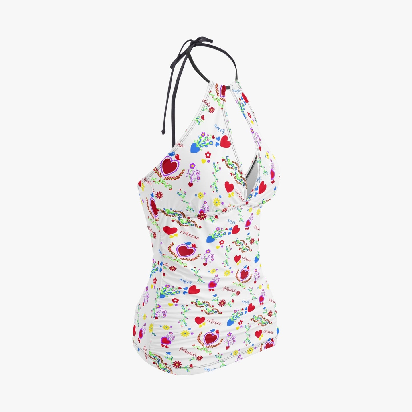 Tankini de duas peças Amor Halter Top