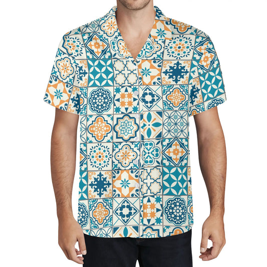 Camisa havaiana masculina Verdinho