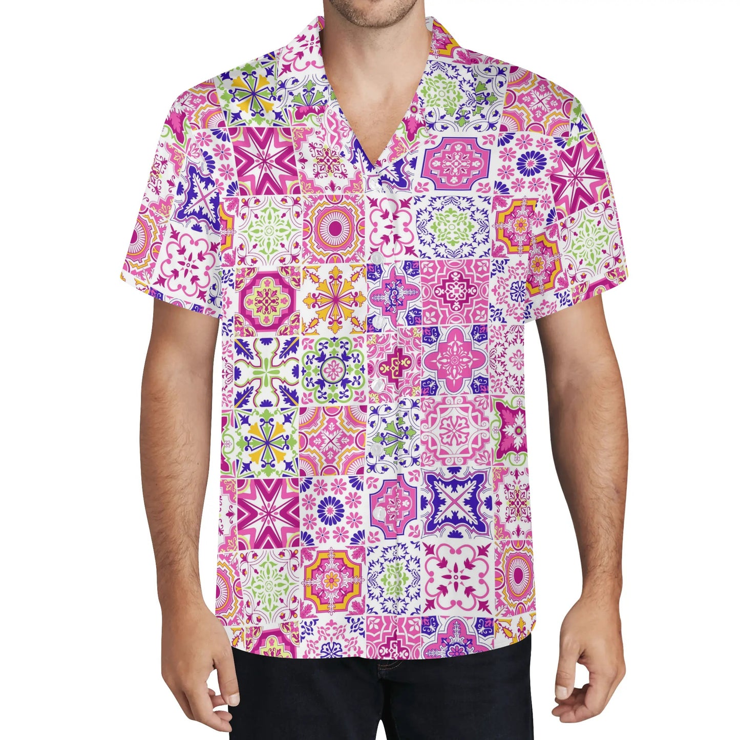 Camisa havaiana casual masculina Cora