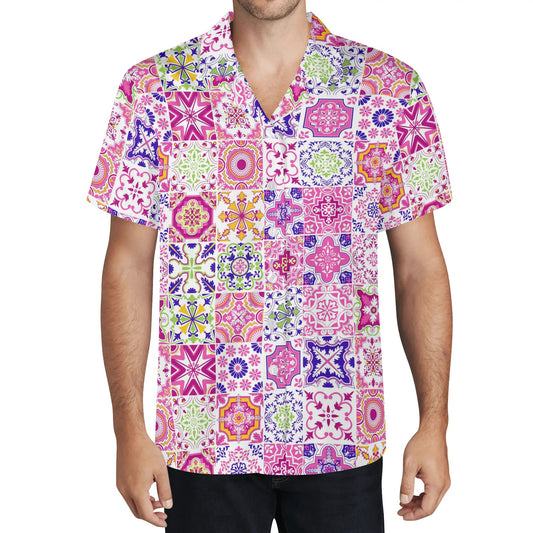 Camisa havaiana casual masculina Cora