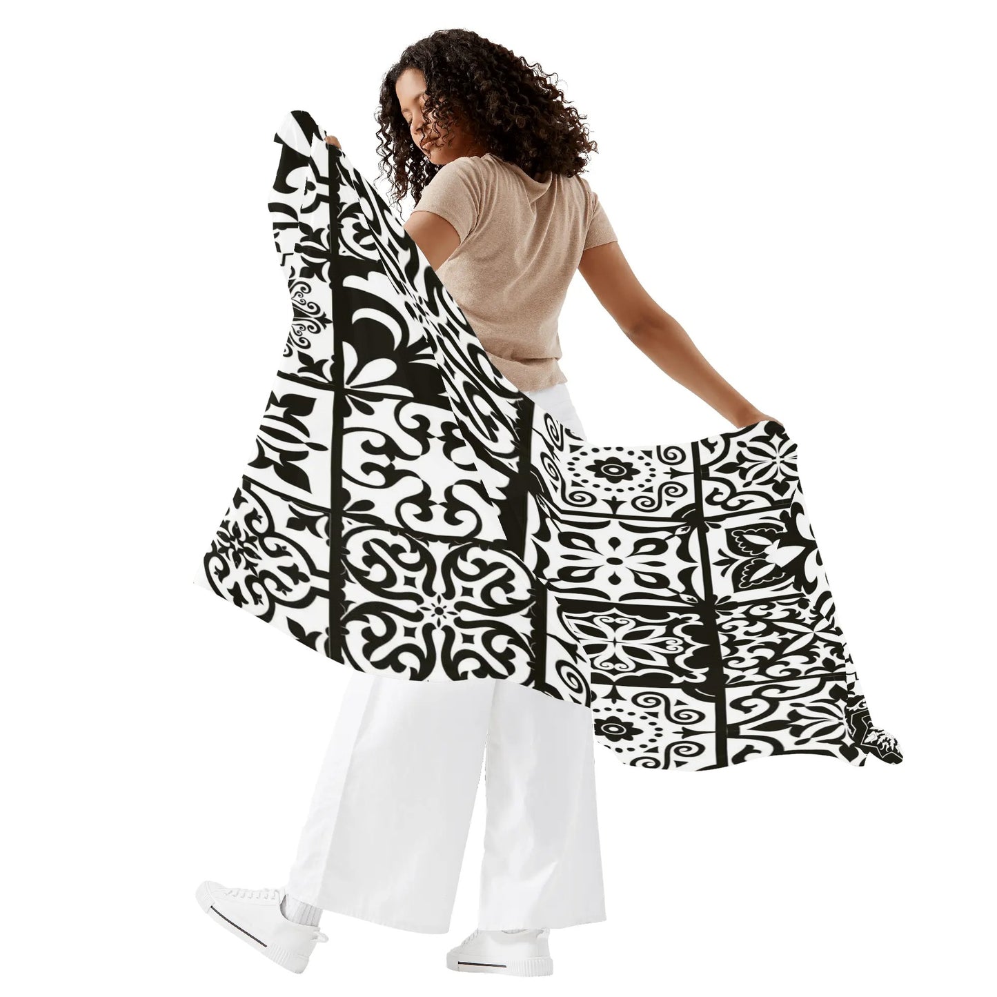 Envoltório Sarongue Feminino Preto