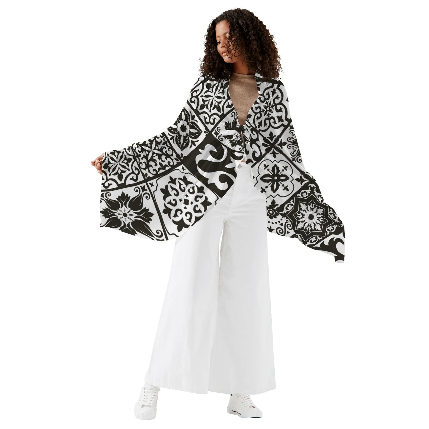 Envoltório Sarongue Feminino Preto