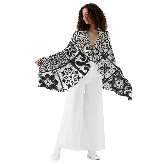 Envoltório Sarongue Feminino Preto