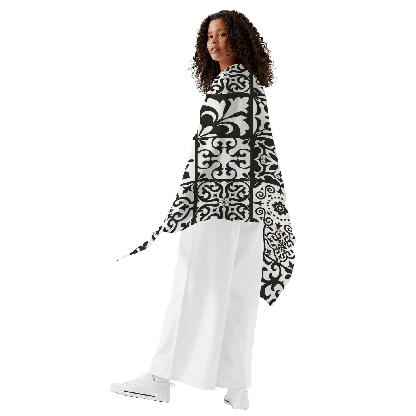 Envoltório Sarongue Feminino Preto