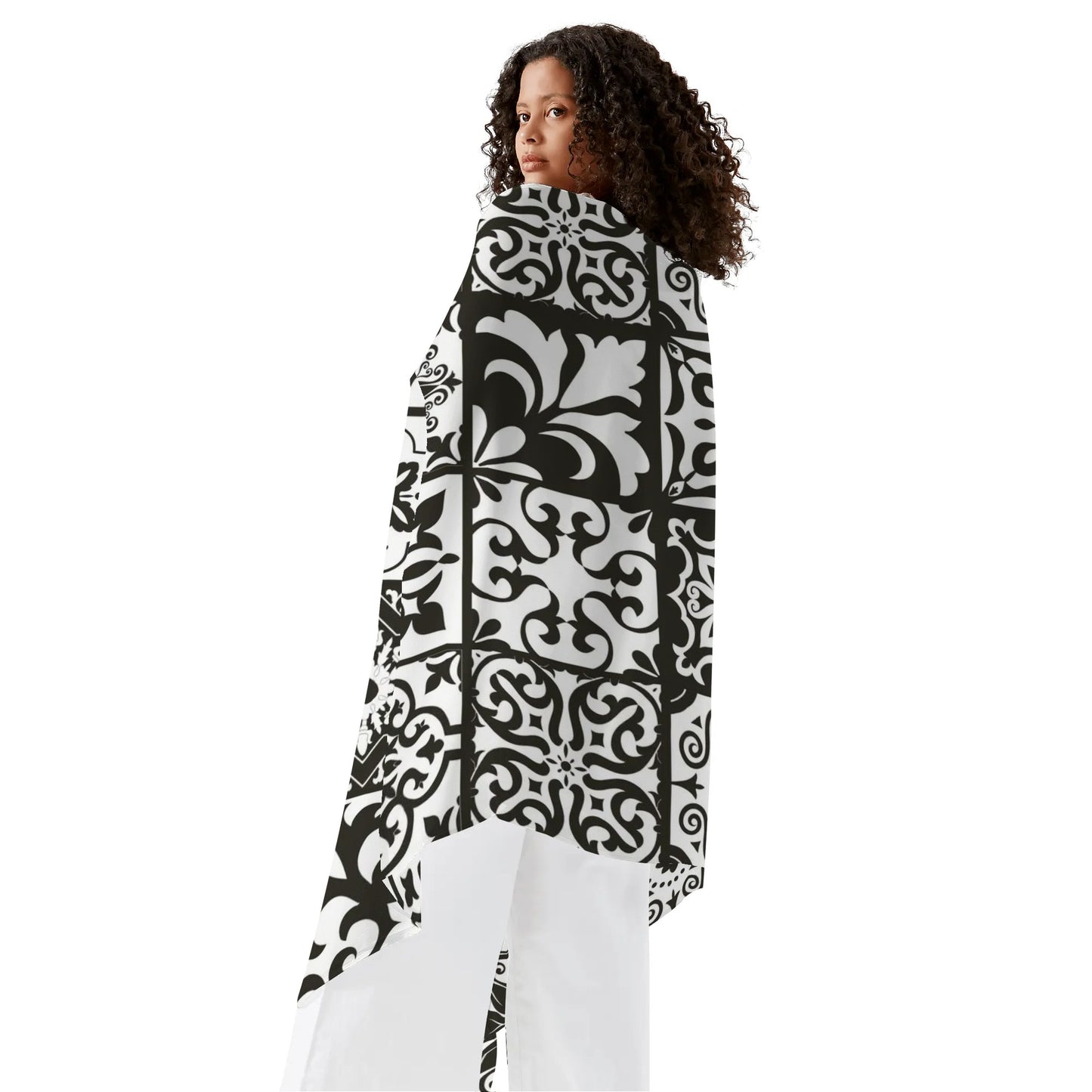 Envoltório Sarongue Feminino Preto