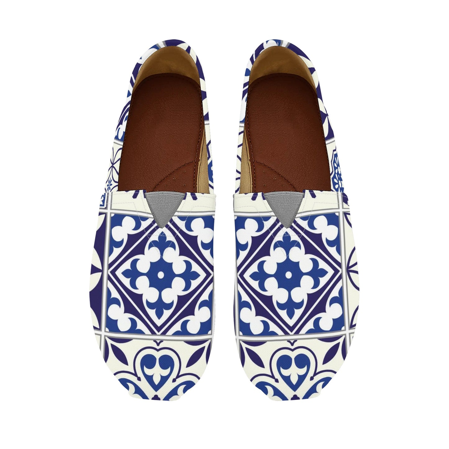 Sapatos casuais femininos azuis