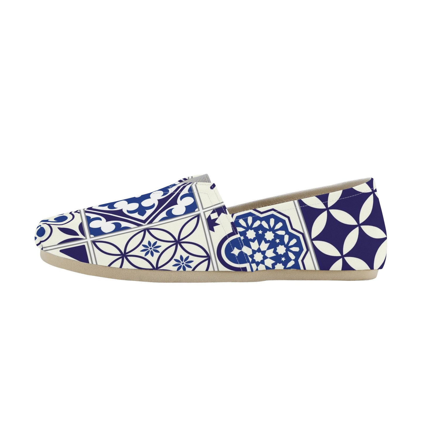 Sapatos casuais femininos azuis