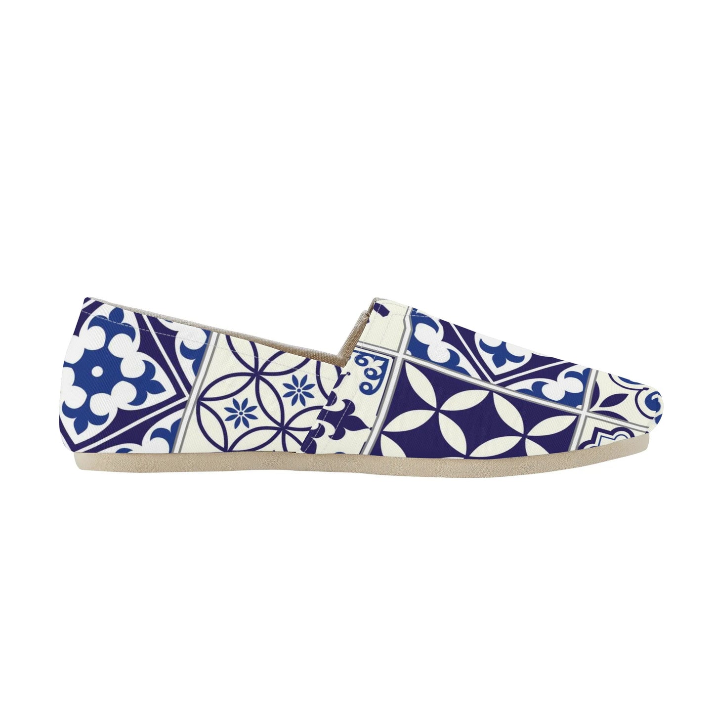 Sapatos casuais femininos azuis