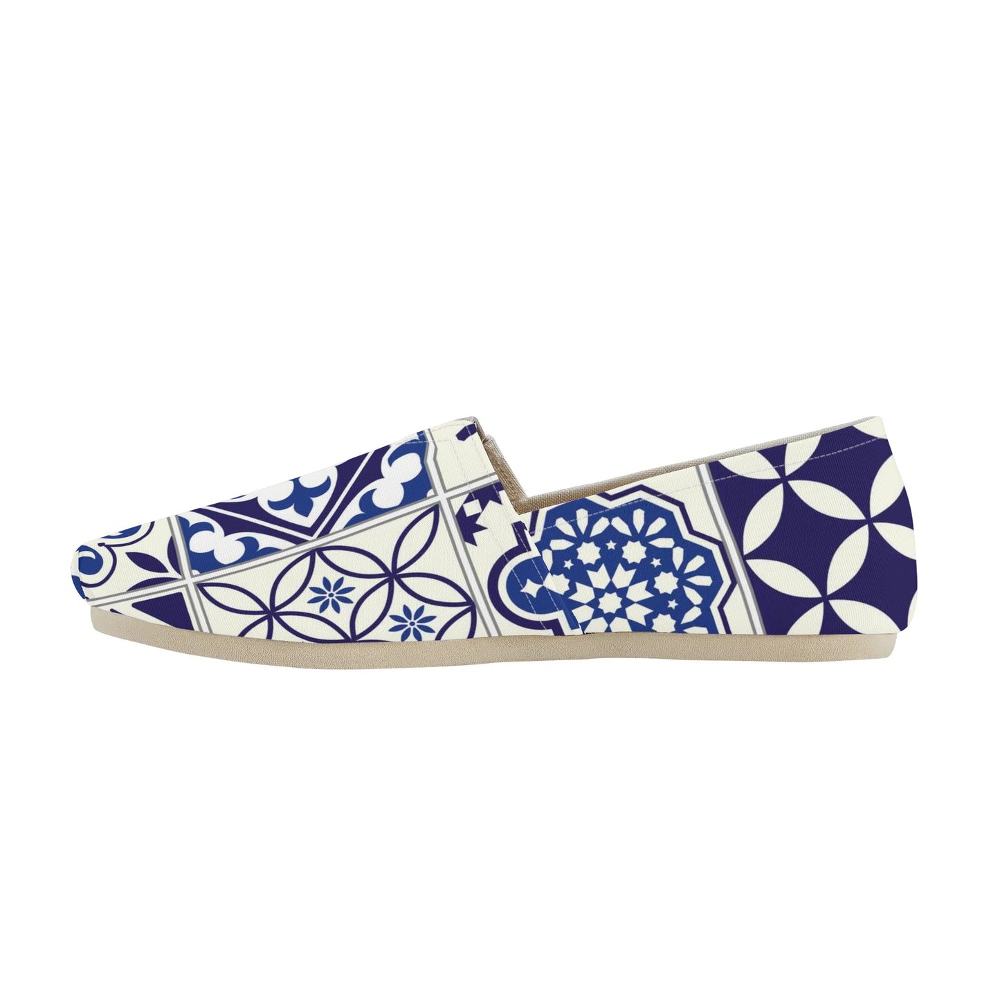 Sapatos casuais femininos azuis