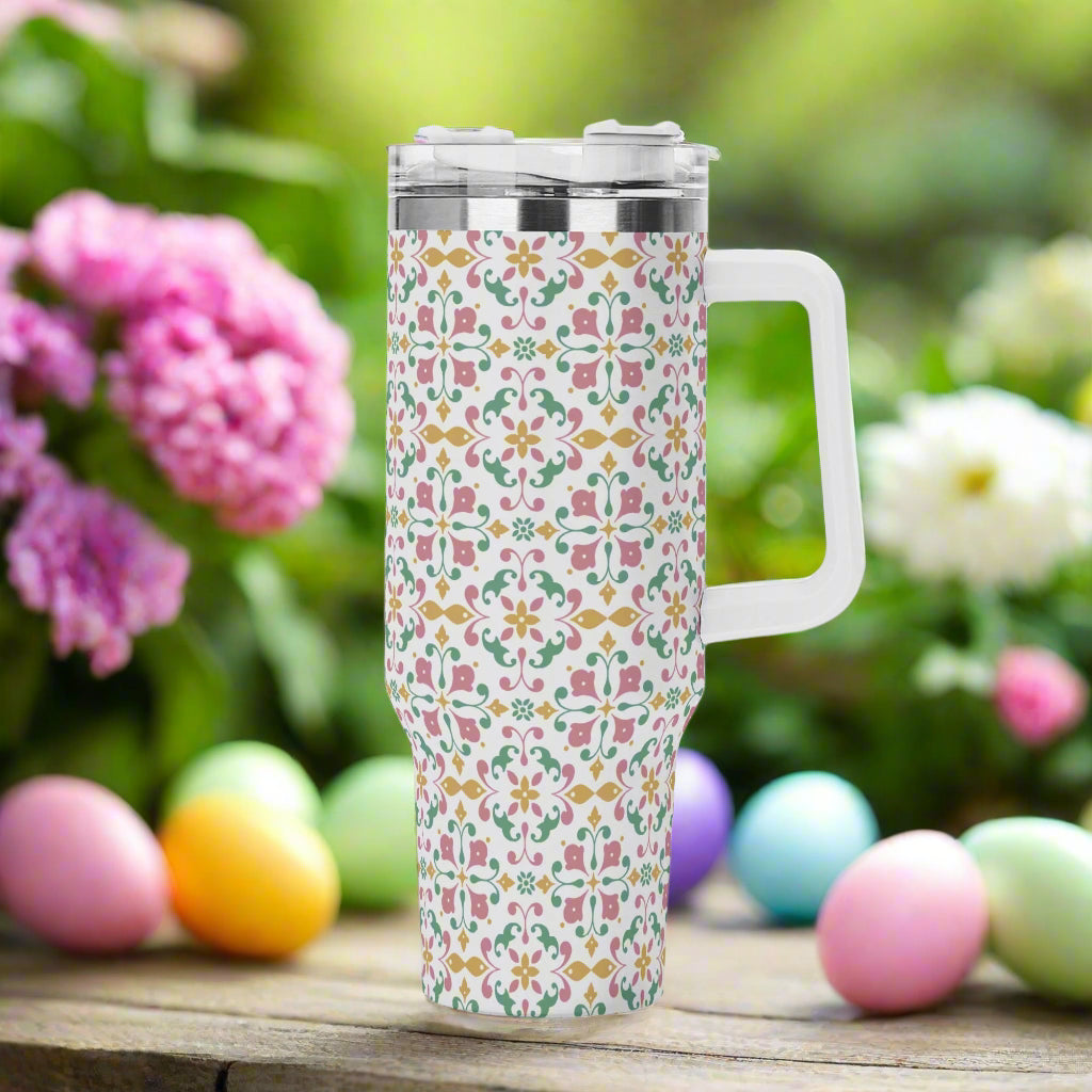 Primavera 40oz Stainless Steel Tumbler with Straw