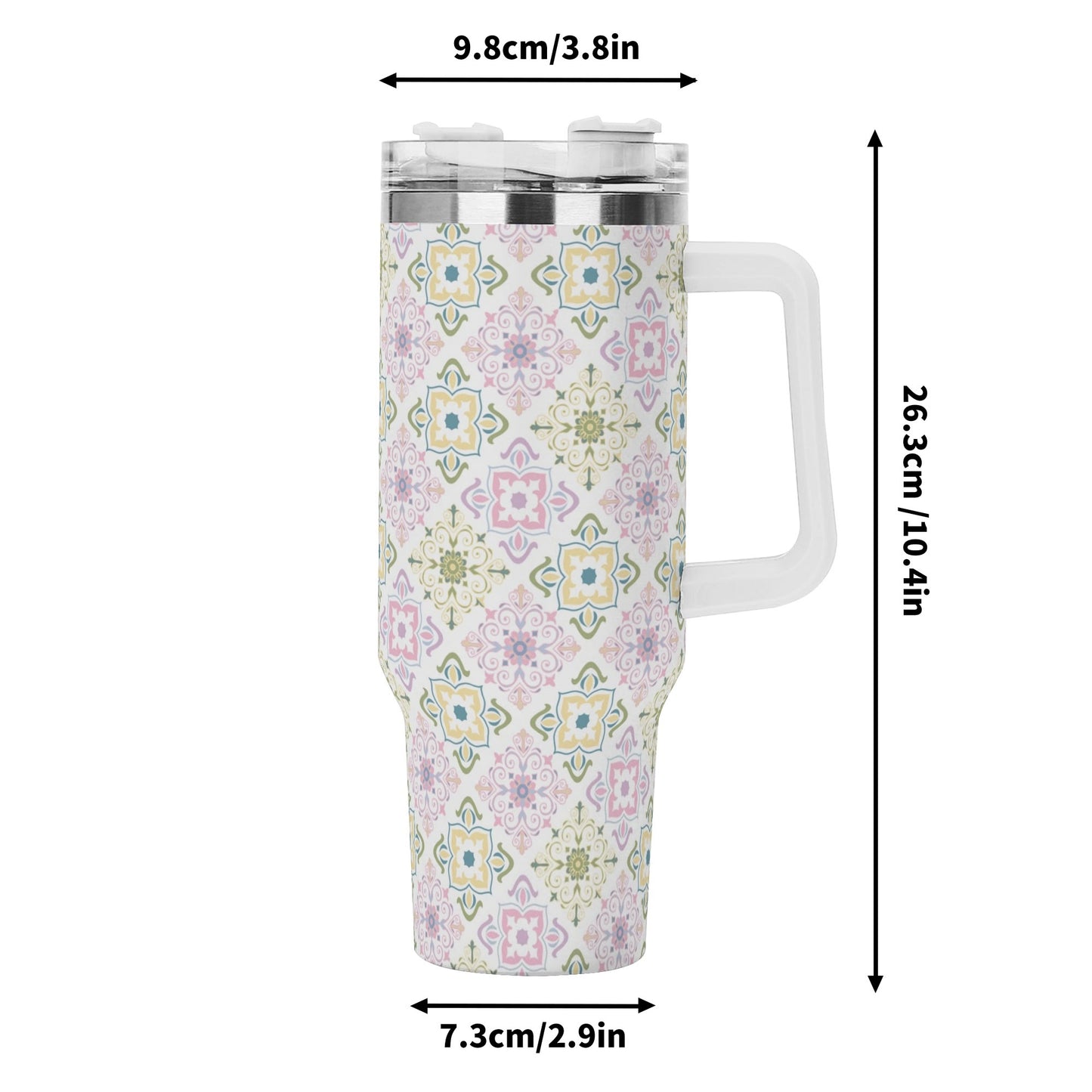Paz 40oz Stainless Steel Tumbler with Straw