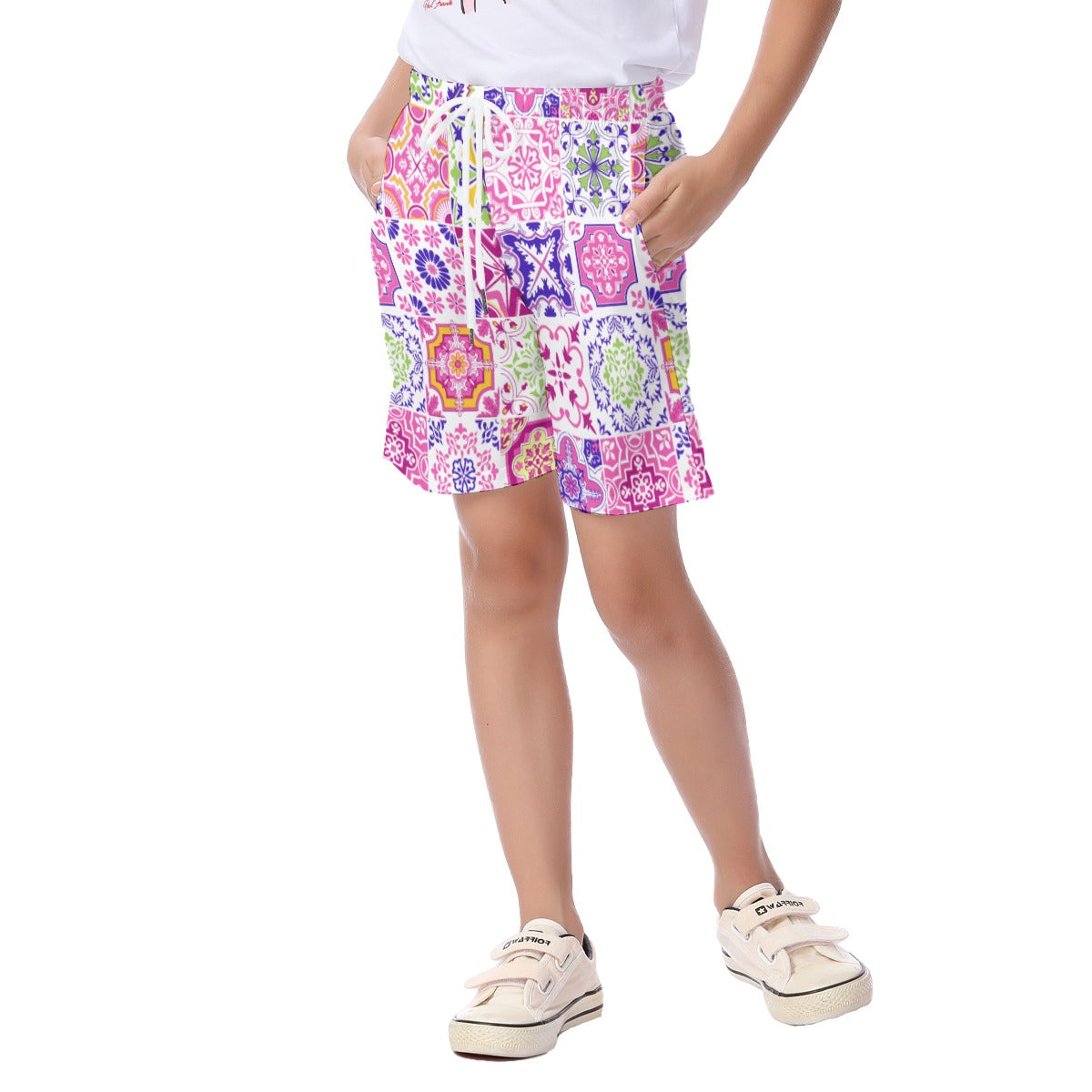 Shorts de praia infantil Cora