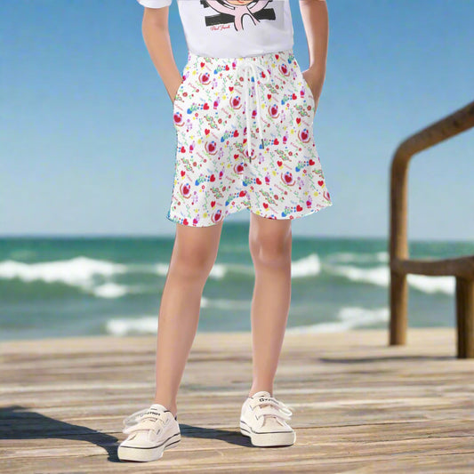 Shorts de praia Amor Kid