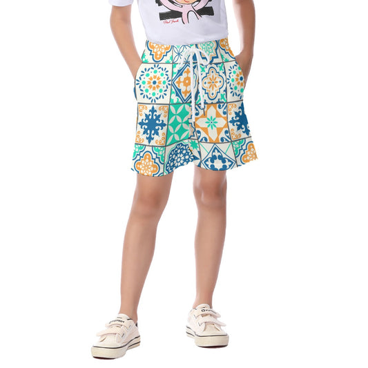 Shorts de praia infantil Verdinho