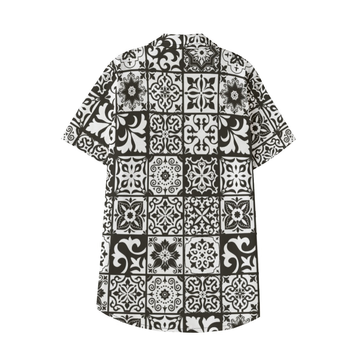 Camisa Havaiana Férias Infantil Preto