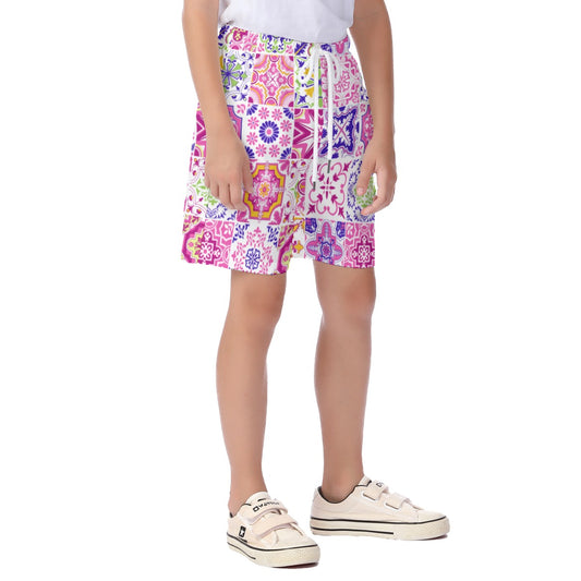 Shorts de praia infantil Cora