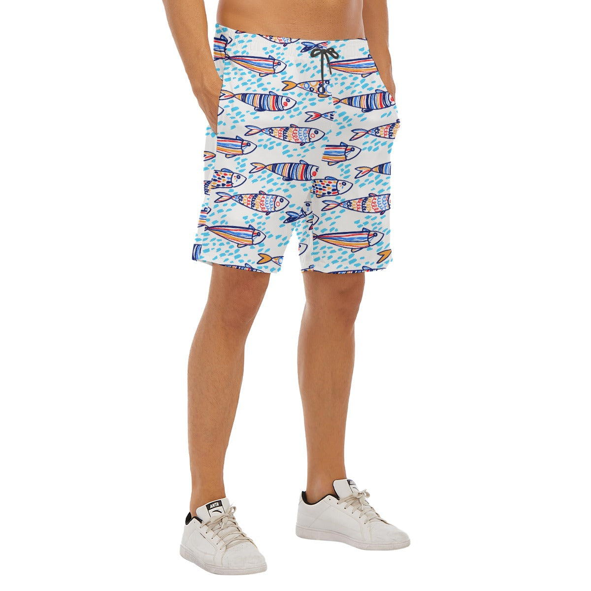 Shorts de praia masculino Sardinha