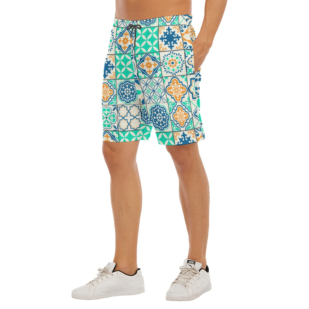 Shorts de praia masculino Verdinho
