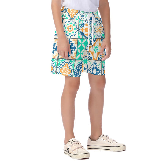 Shorts de praia infantil Verdinho