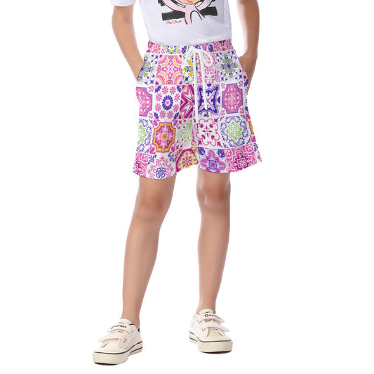 Shorts de praia infantil Cora