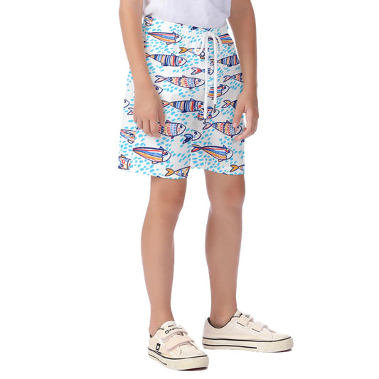 Shorts de praia infantil Sardinha