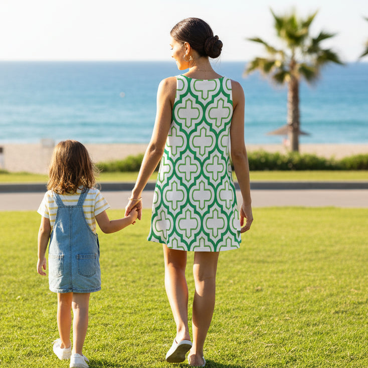 Aurea Sleeveless A-line Dress