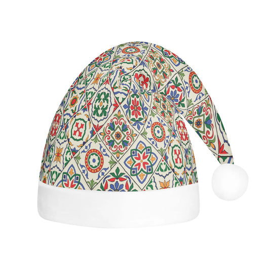 Portuguese tile santa hat