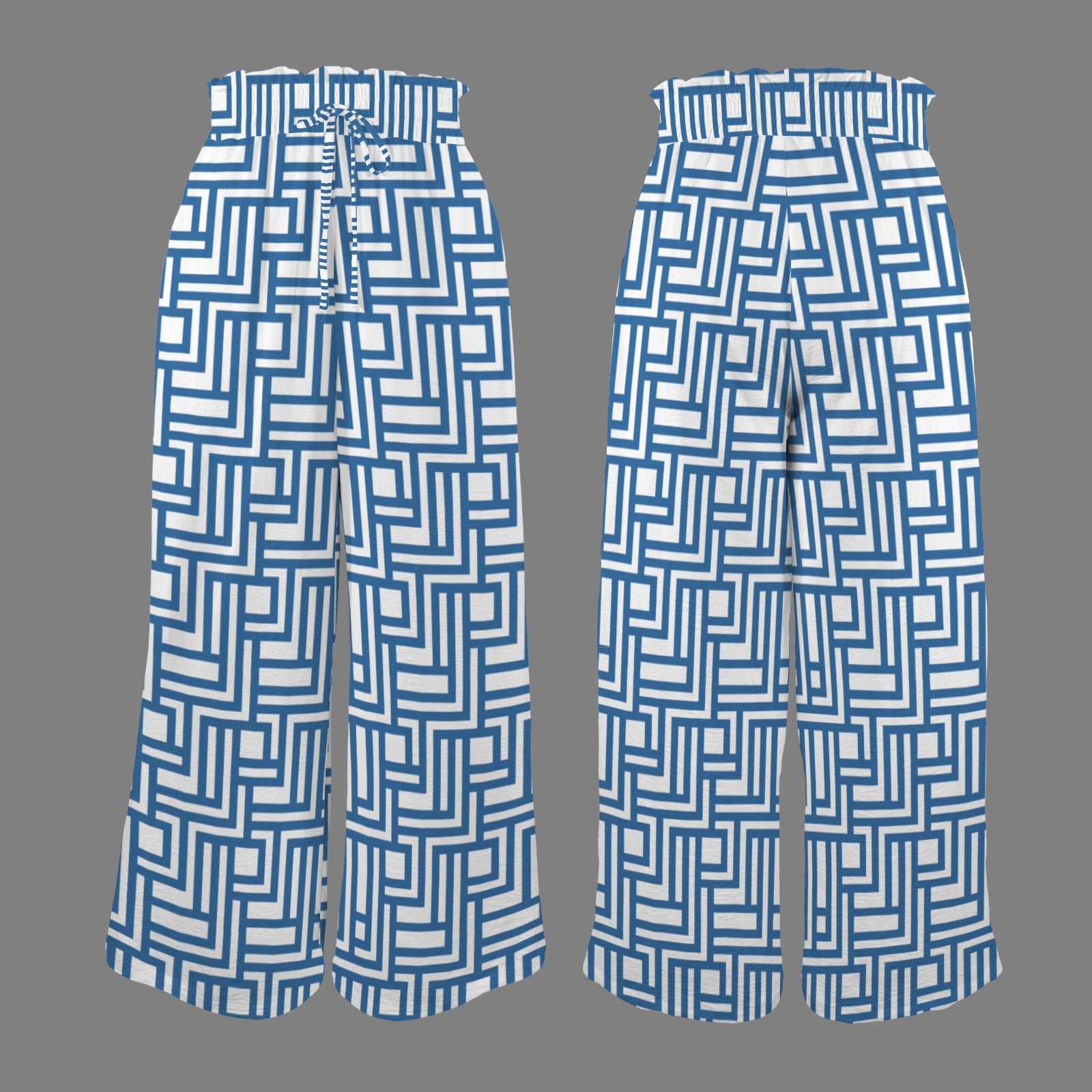 Paredes Wide Leg Pants (Blue)