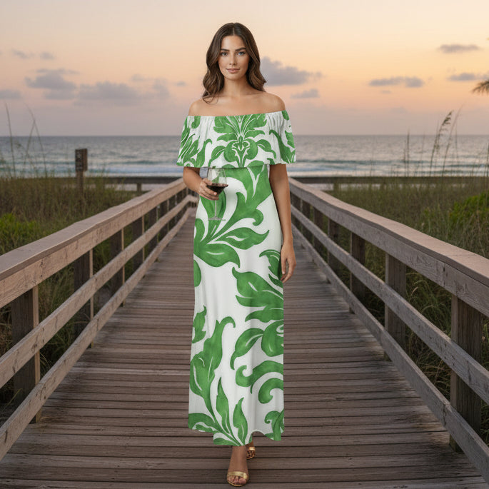 Verdanca Off-shoulder Maxi Dress