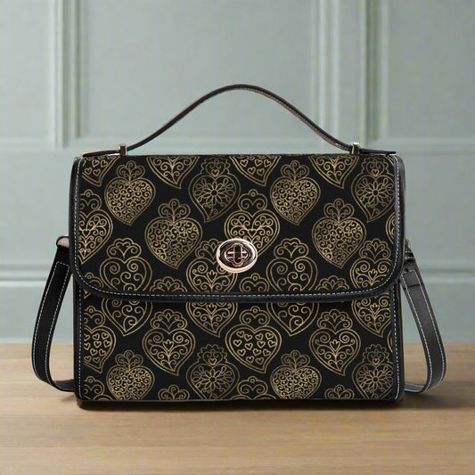 Viana Faux Leather Satchel Bag