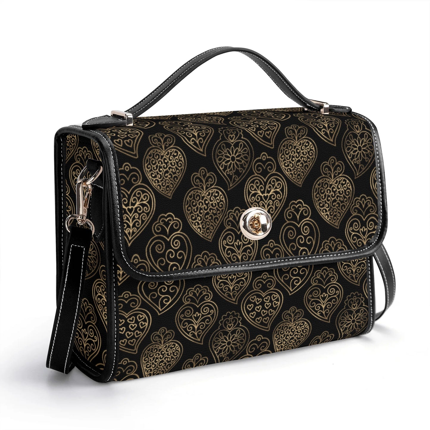 Viana Faux Leather Satchel Bag