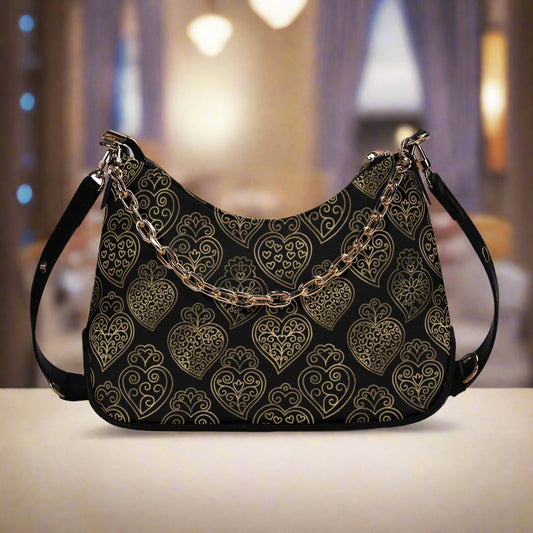 Viana Faux Leather Shoulder Bag