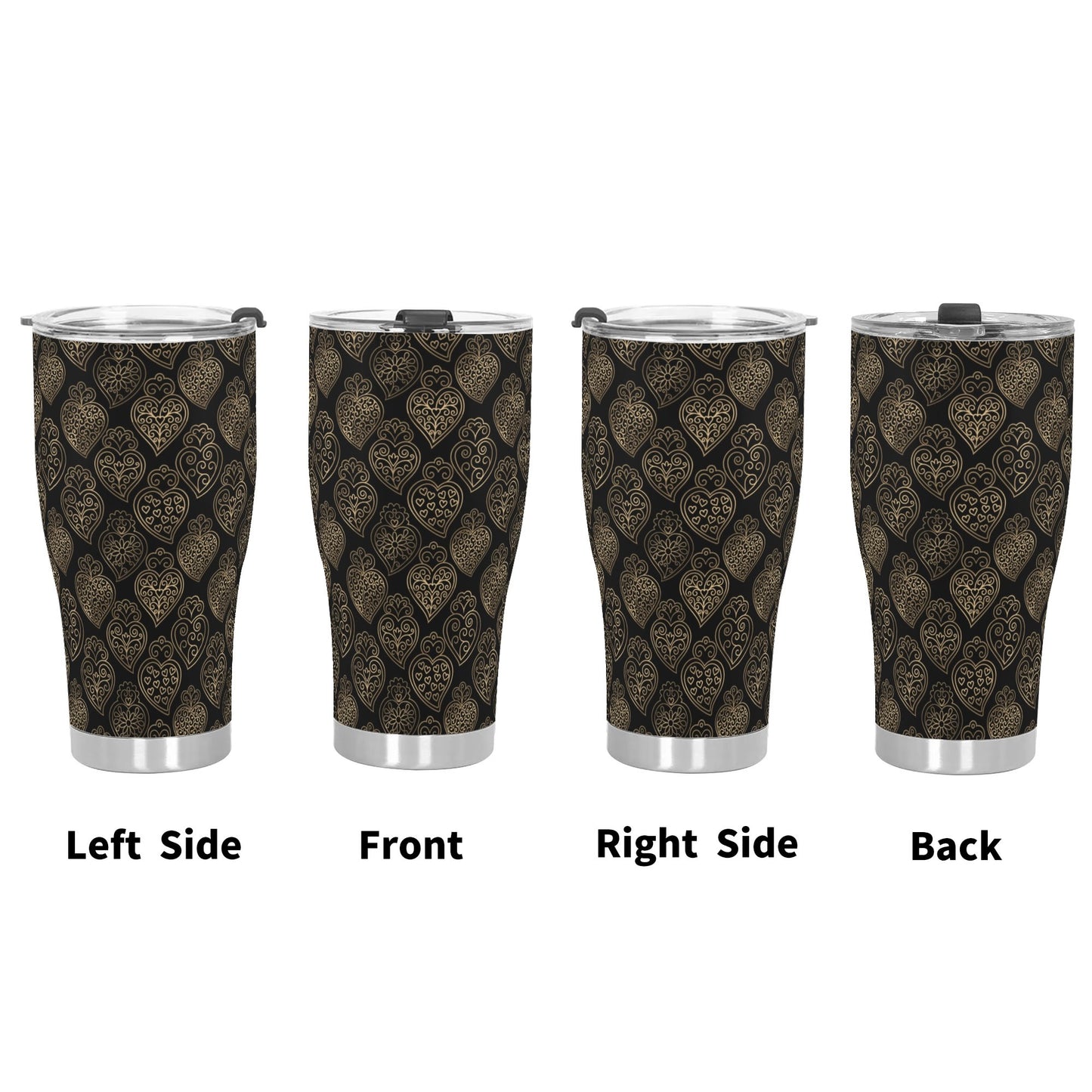 Viana black 30oz tumbler