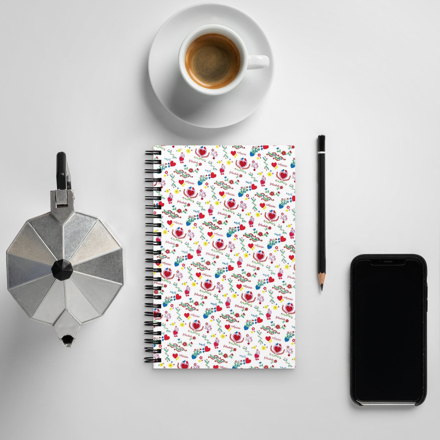Amor Spiral notebook