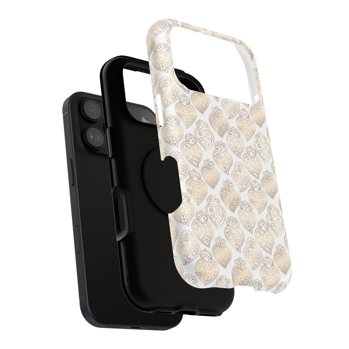 Viana Impact-Resistant Phone Case (White)