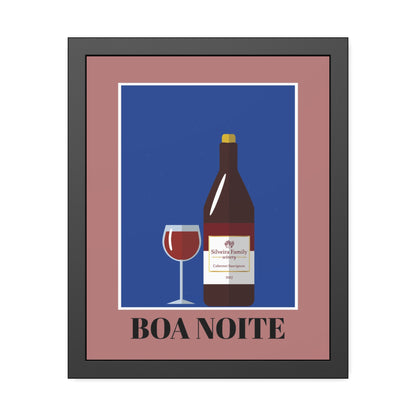 Boa Noite Framed Poster