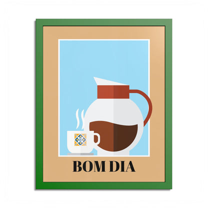Bom Dia Framed Poster
