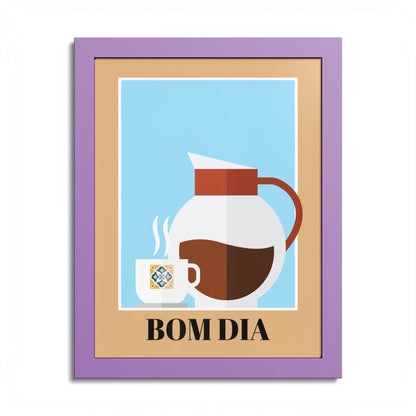 Bom Dia Framed Poster
