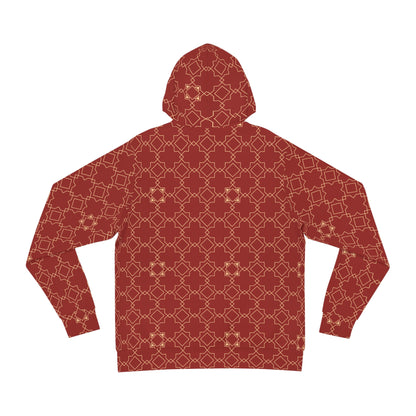 Azulejo (Red) Women's Fashion Hoodie