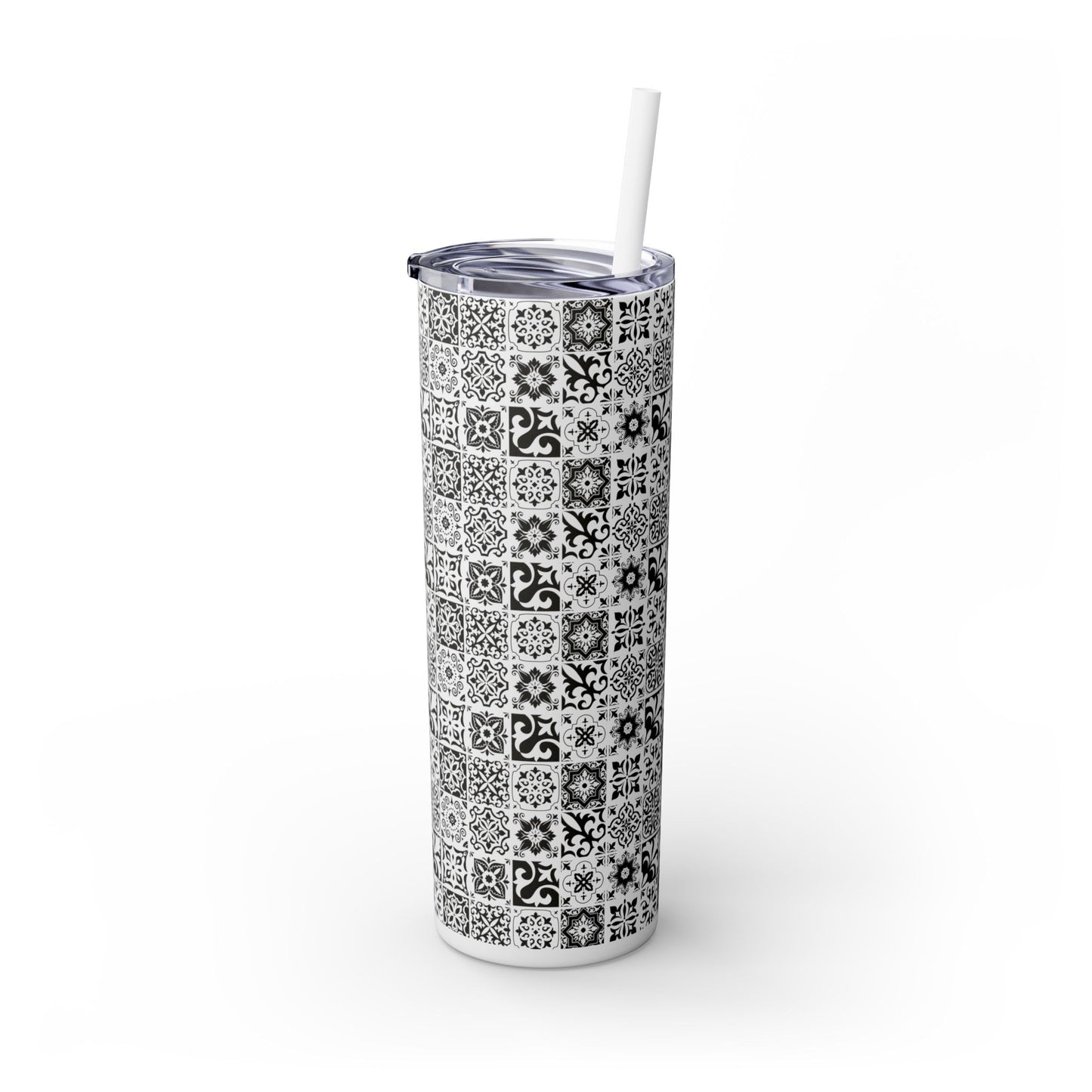 Preto Skinny Tumbler with Straw, 20oz