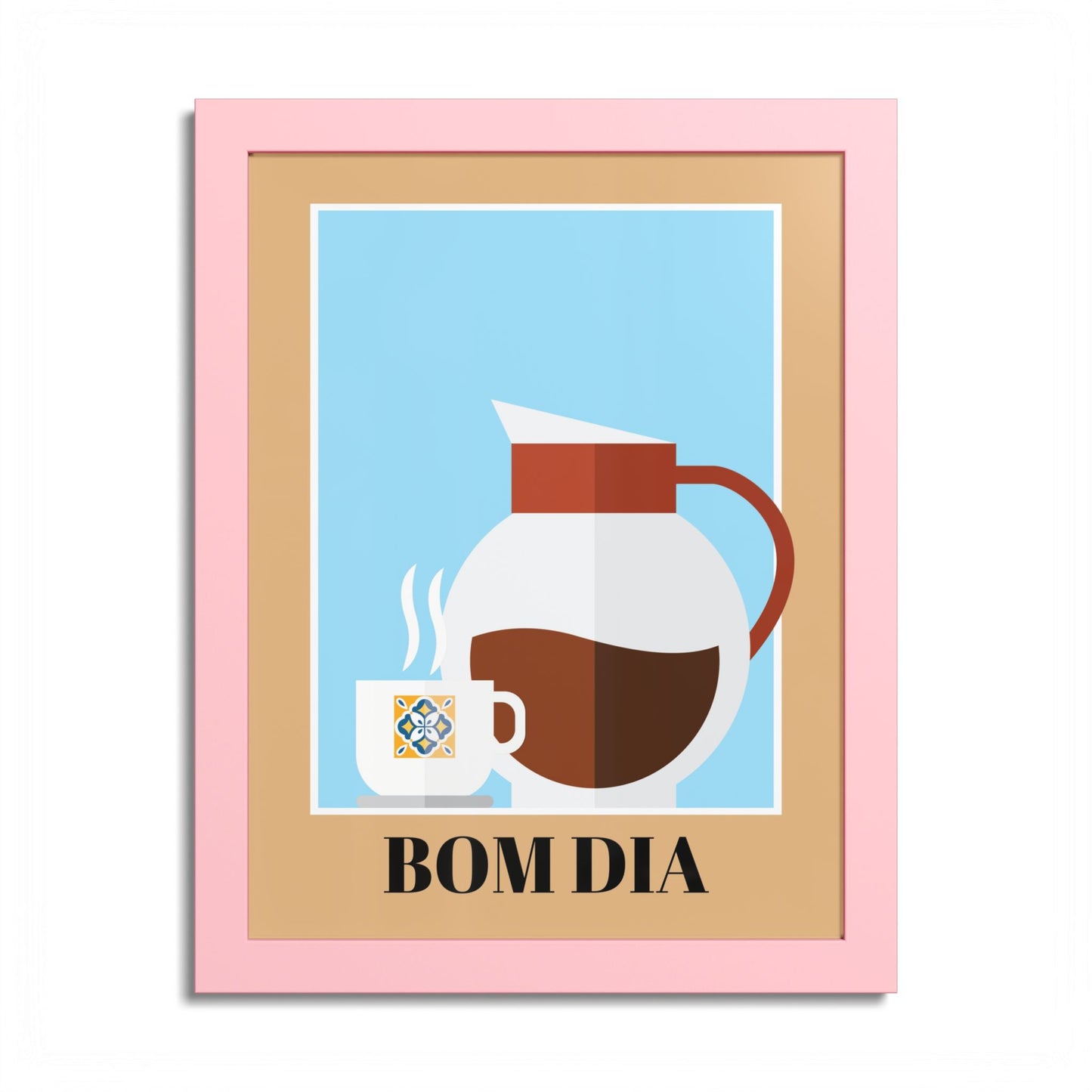 Bom Dia Framed Poster