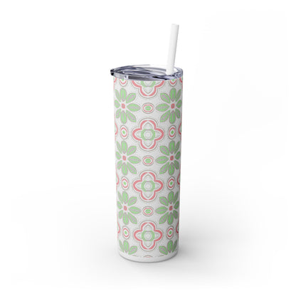 Louro Skinny Tumbler with Straw, 20oz