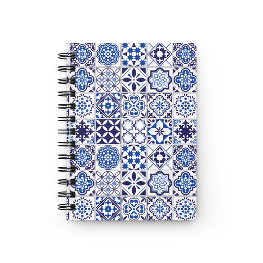 Azul Spiral Bound Journal (Front and Back Printed)