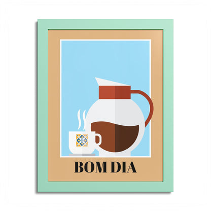 Bom Dia Framed Poster