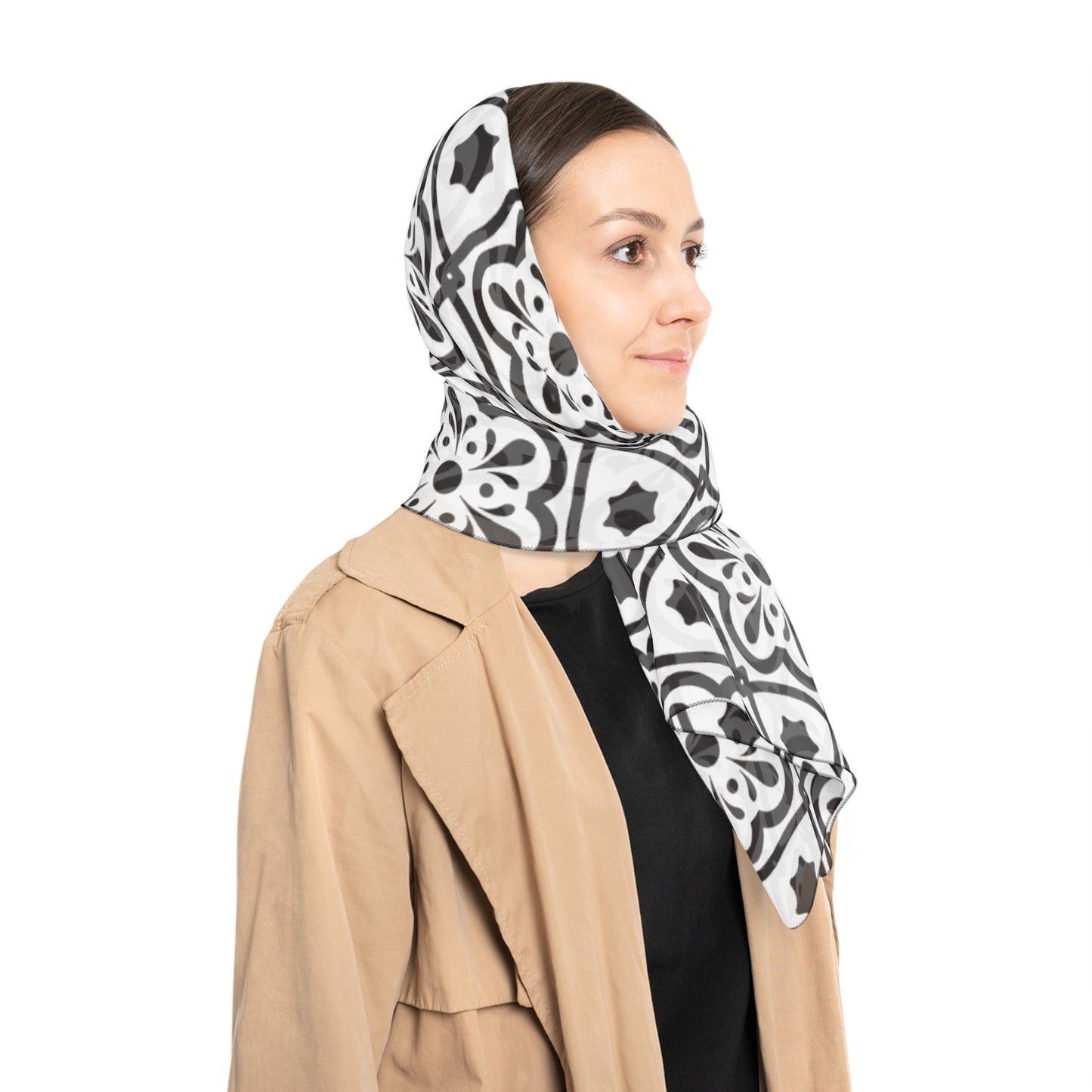 Estrela (Black) Women's Scarf